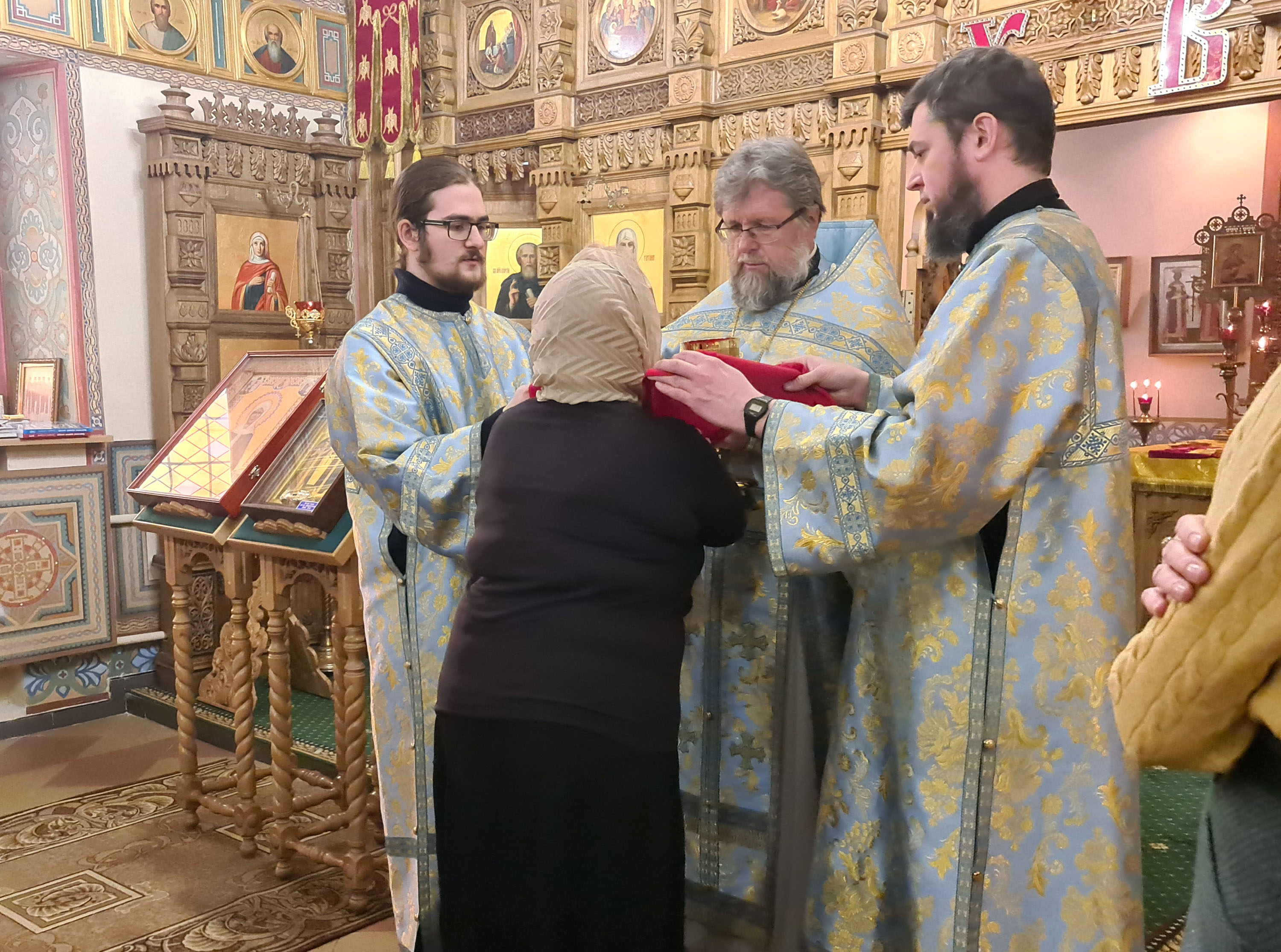 В Домовом храме при Государственном университете по землеустройству прошло богослужение, посвященное началу Масленичной недели