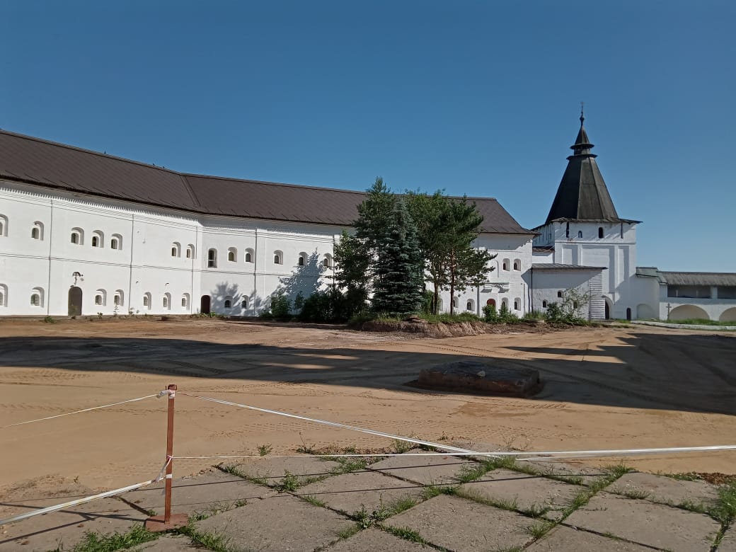 СЗО "Землемер" ведет подготовительные работы в Свято-Пафнутьевском Боровском мужском монастыре 