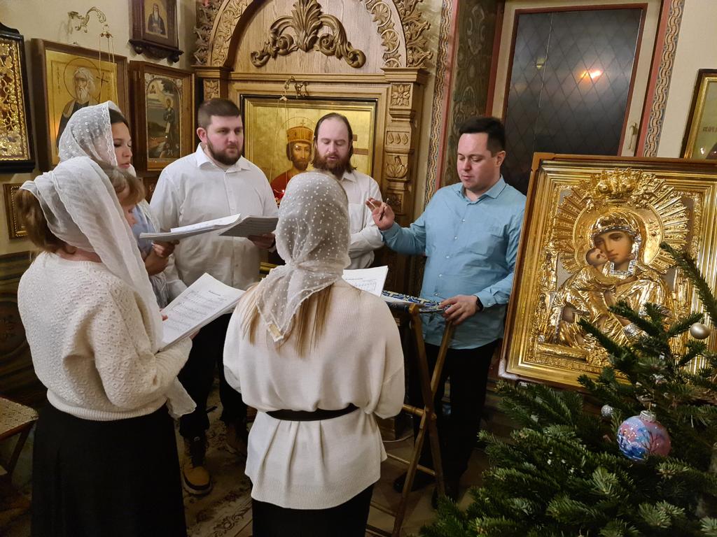 Богослужение в Домовом храме ГУЗ к Рождеству Христову