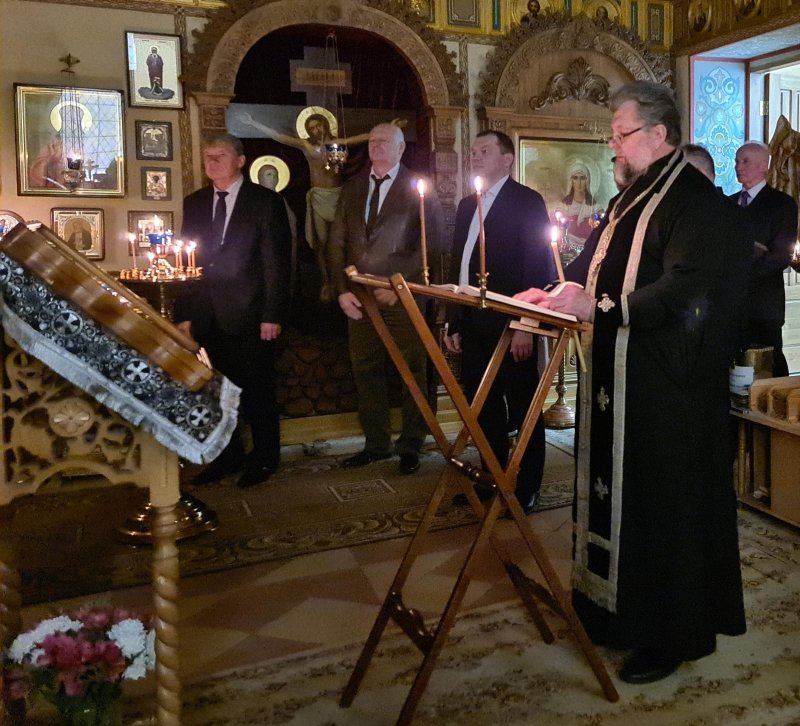 В Домовом храме ГУЗ совершилось чтение Великого покаянного канона 