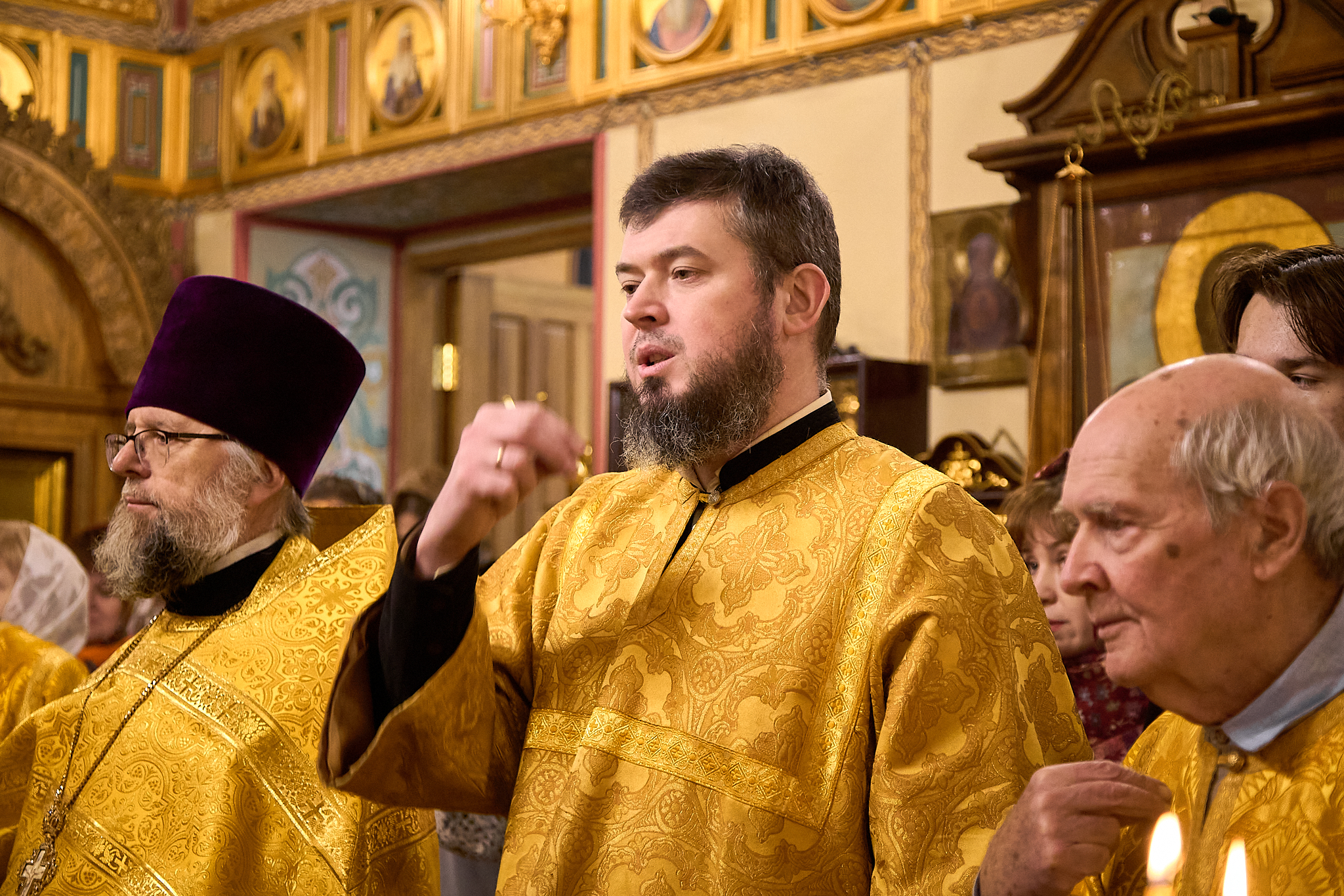 В домовом храме ГУЗ прошел новогодний молебен