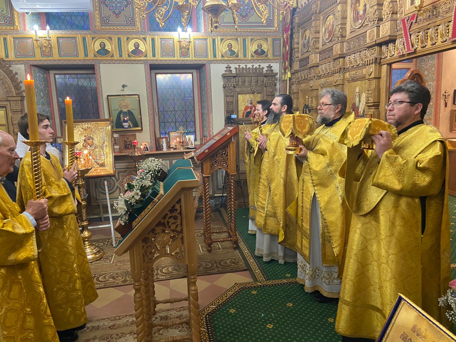 В честь праздника Андрея Первозванного в домовом храме ГУЗ было совершено богослужение