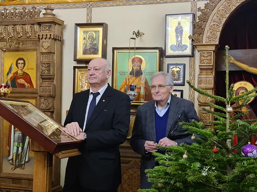 Богослужение в Домовом храме ГУЗ к Рождеству Христову