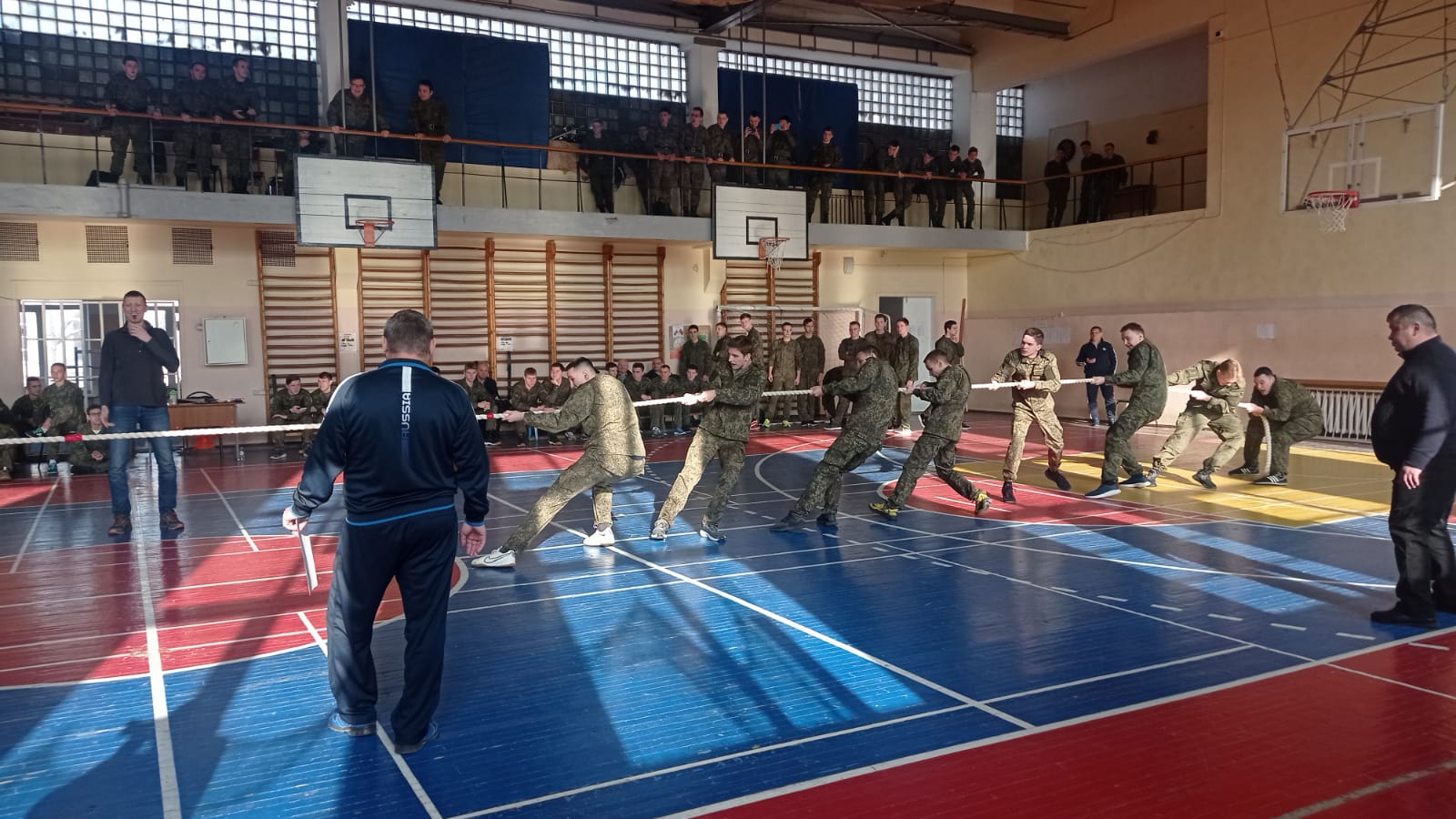 Спортивный праздник к 23 февраля в Государственном университете по землеустройству