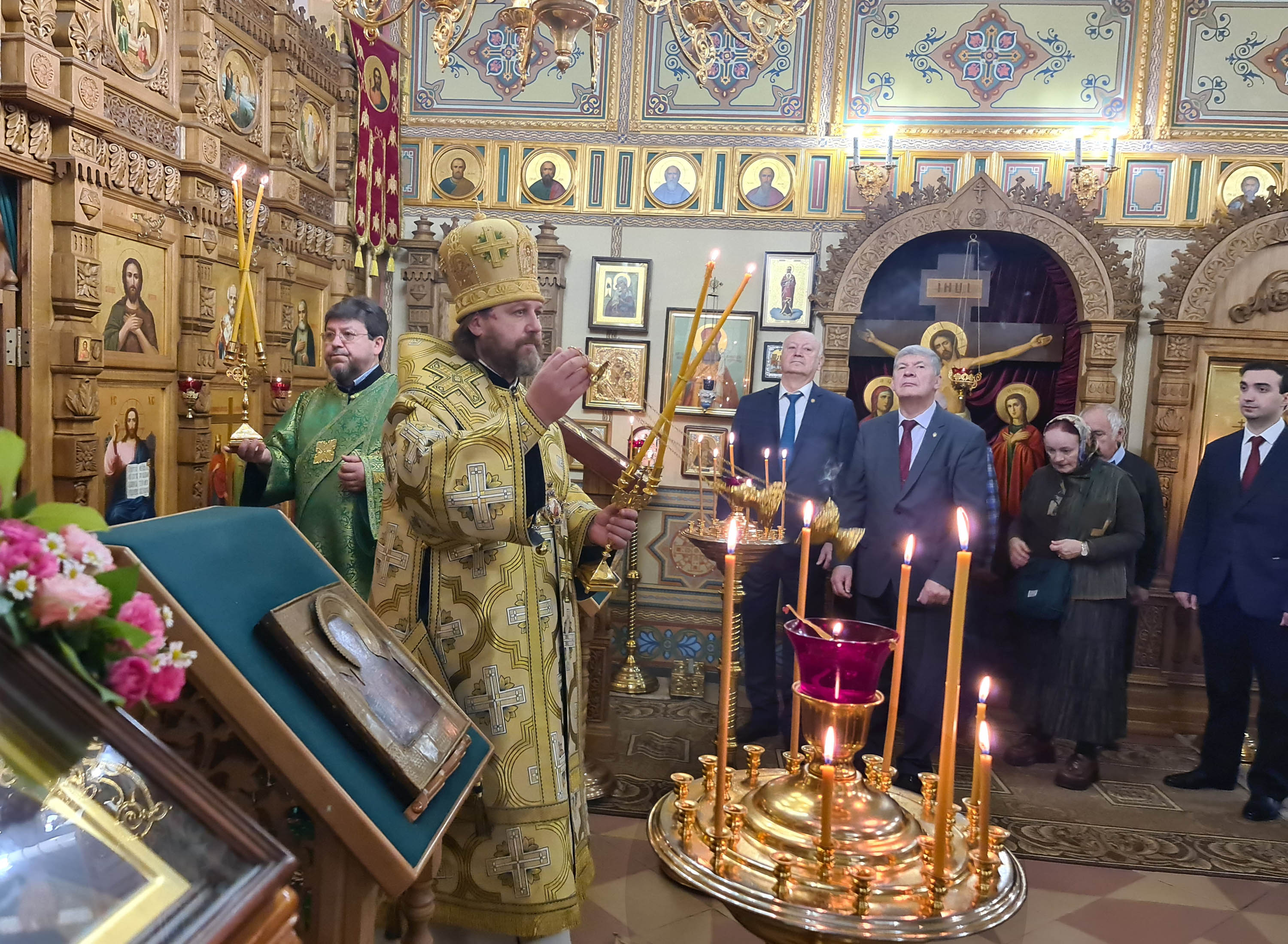 В ГУЗ состоялось праздничное богослужение памяти игумена земли Русской преподобного Сергия Радонежского, всея России Чудотворца
