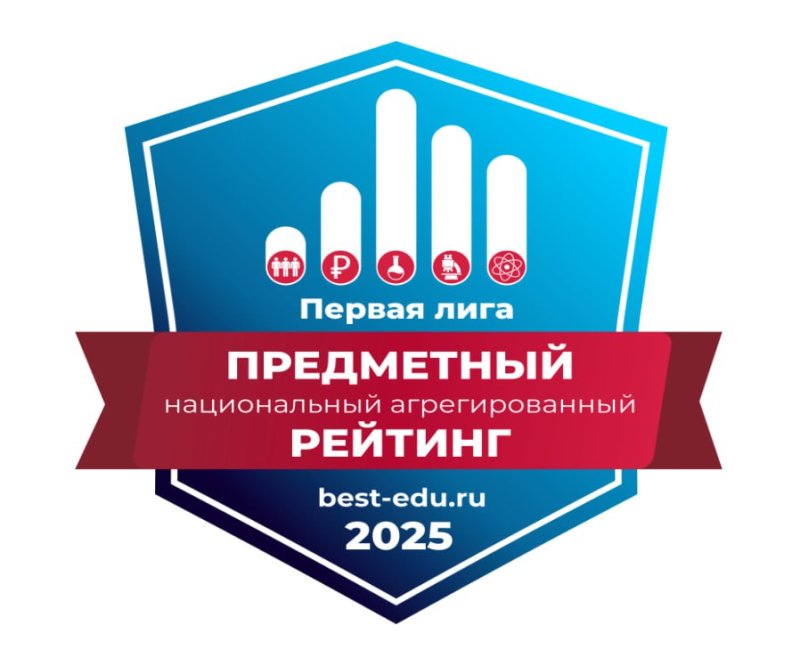 Образовательные программы ГУЗ в первой лиге Предметного национального агрегированного рейтинга 2025