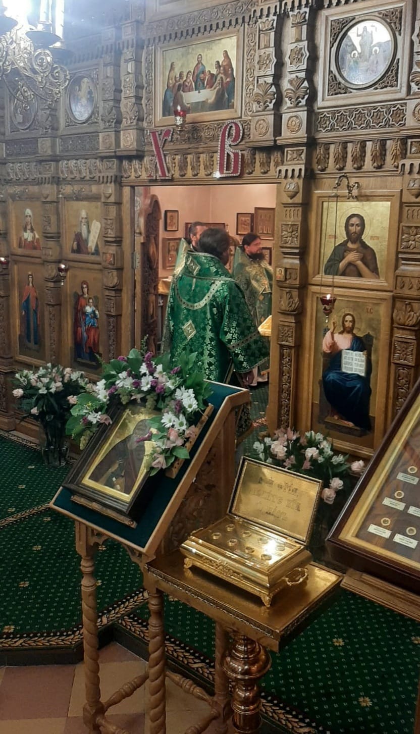 В Домовом храме ГУЗ совершили богослужение в честь Сергия Радонежского